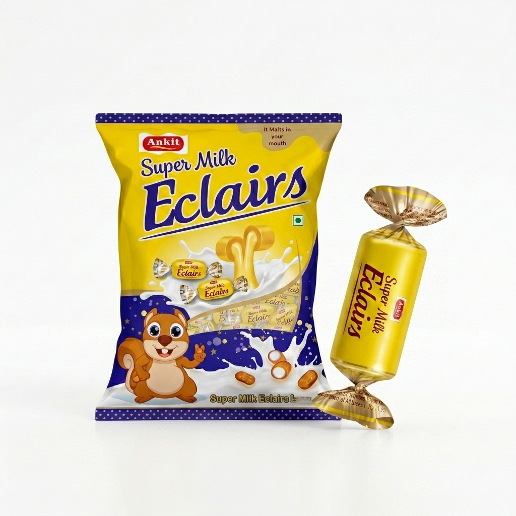 Ankit Super Milk Eclairs Toffees